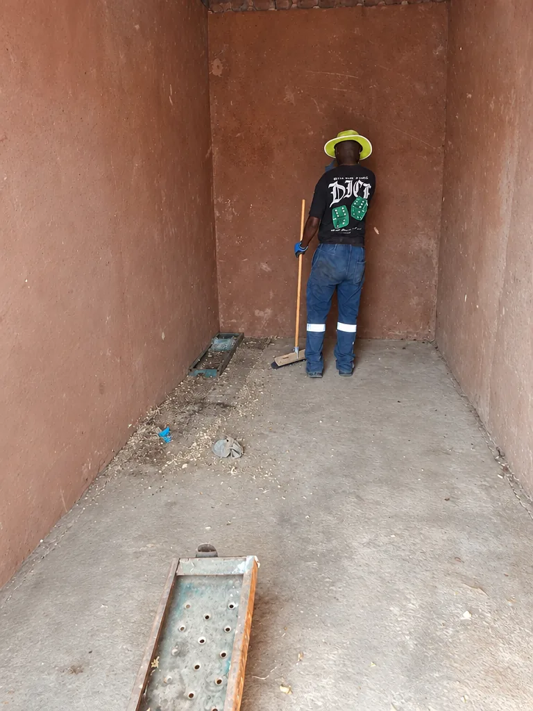 STL Cleaning Solutions clearing a property interior